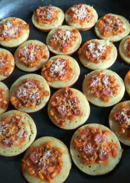 Terang bulan mini pizza