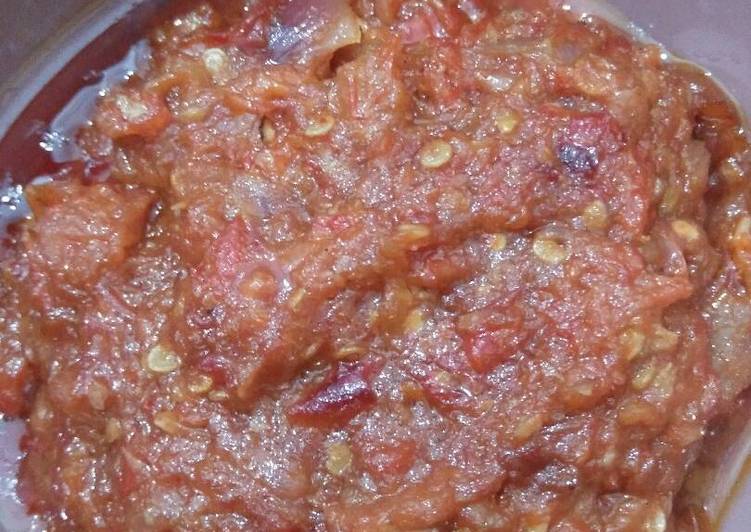 cara membuat Sambal bajak