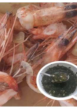 Udang tim bumbu daun selasih (original)