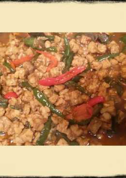 Sambel goreng Tempe nyemek Lombok Ijo