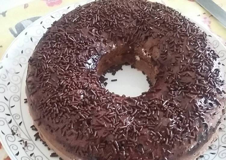 resep lengkap untuk Bolu ketan coklat kukus