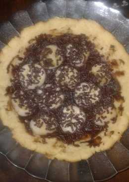 Crust pie choco banana irit no telur no air es