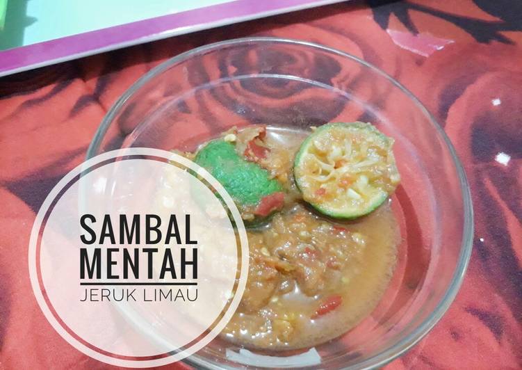 resep masakan Sambal Mentah Jeruk Limau