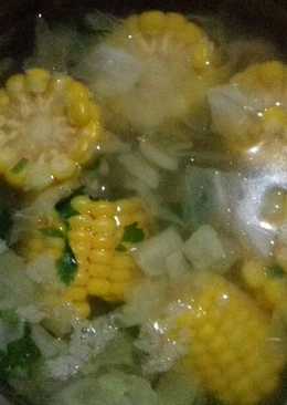 Sop sayur jagung segerrrr #(postingrame2_jagung)