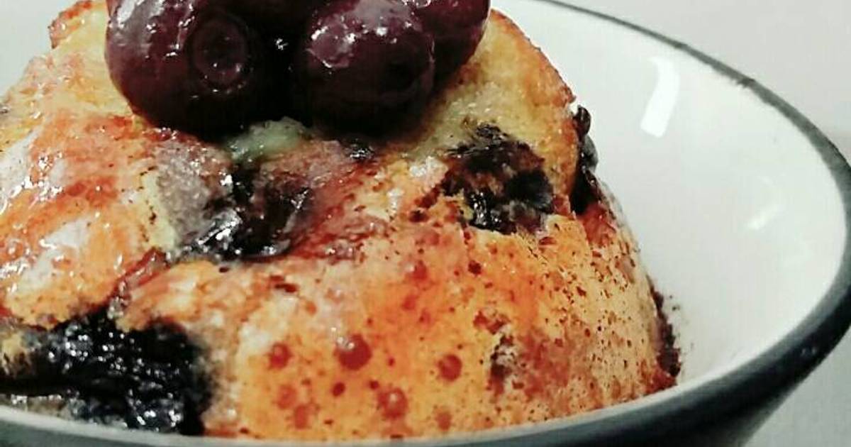 Resep Blueberry cake in a cup Resep Blueberry cake in a cup