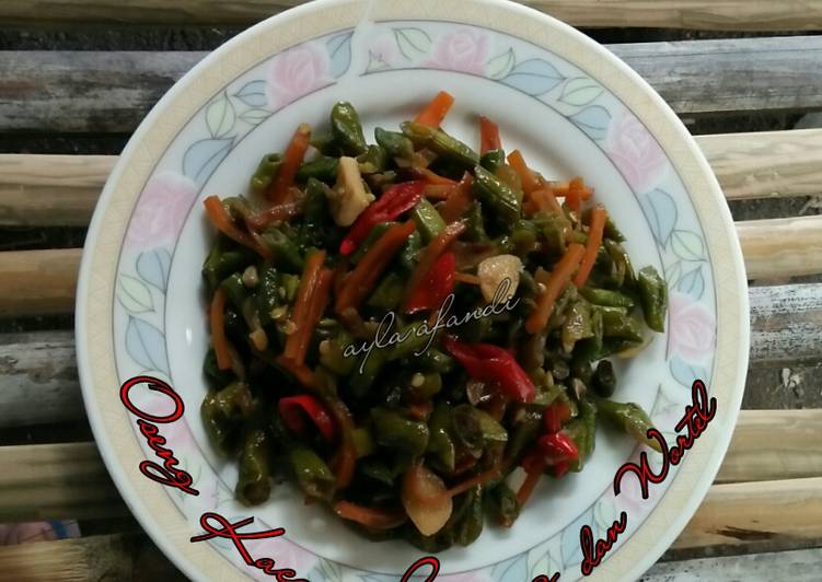 Oseng Kacang Panjang dan Wortel #Day 3