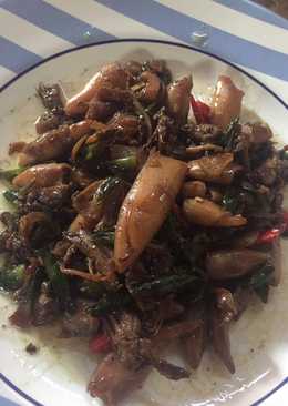 Cumi Asin Kecap Cabe Ijo