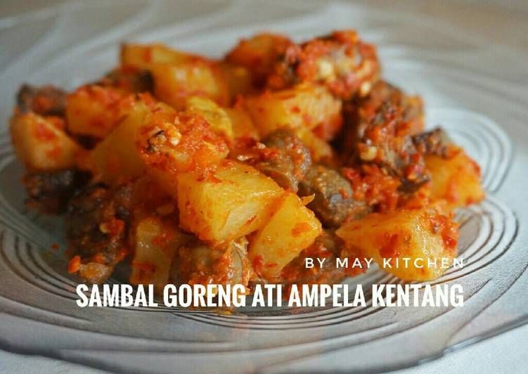 bahan dan cara membuat Sambal Goreng Ati Ampela Kentang