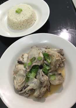 Nasi ayam hainan rice cooker simple tapi enak