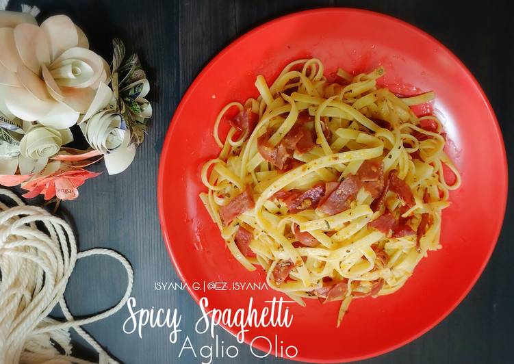 Resep Spicy Spaghetti Aglio Olio By Isyana G.