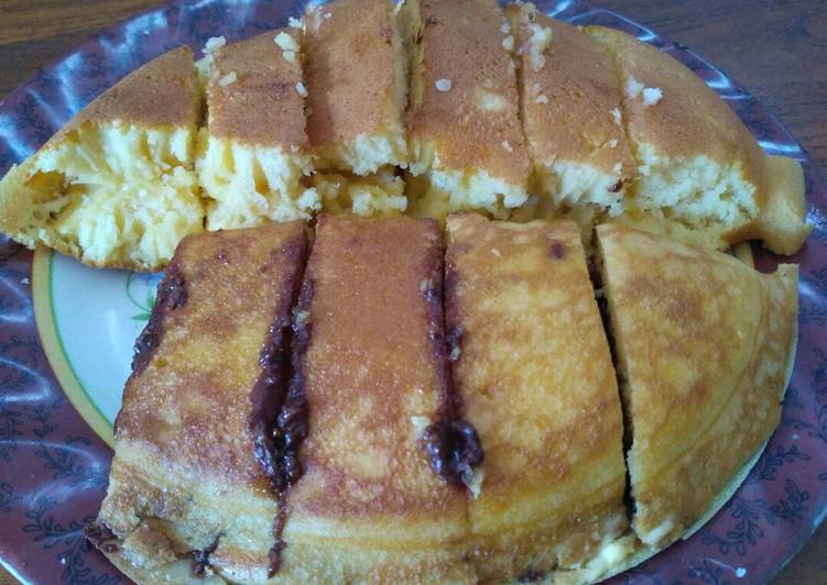 resep masakan Martabak bolu teflon