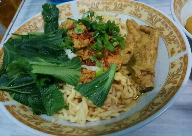 resep Mie ayam Abang gerobak