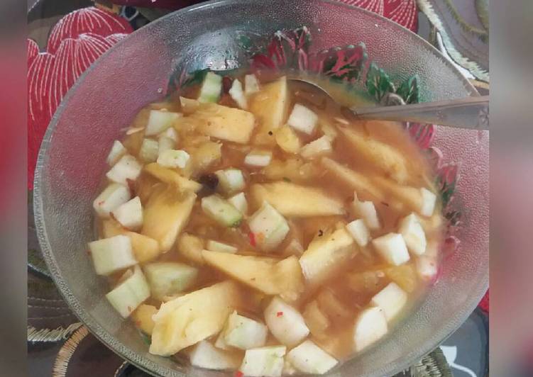 cara membuat Rujak kecut suegerrr