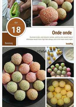 Onde-Onde isi kacang hijau