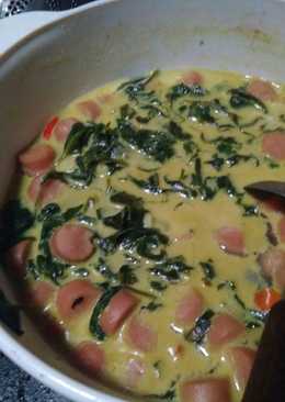 Gulai Kangkung Sosis Ayam