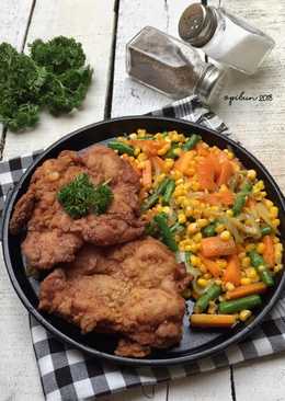 27. Crispy Chicken Steak #pekaninspirasi