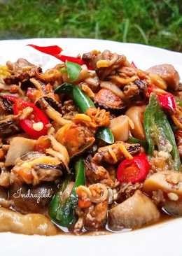 Kerang Jamur Saos Lada Hitam