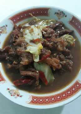 Tongseng sapi tanpa santan