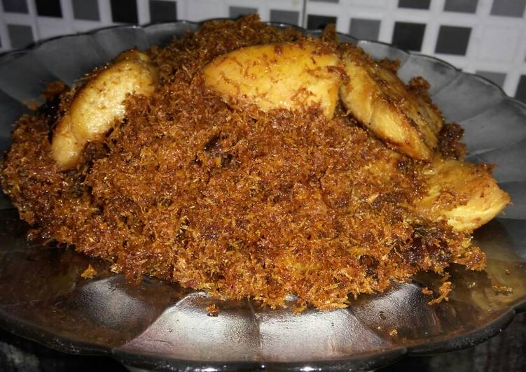 resep makanan Ayam Goreng Serundeng Sederhana