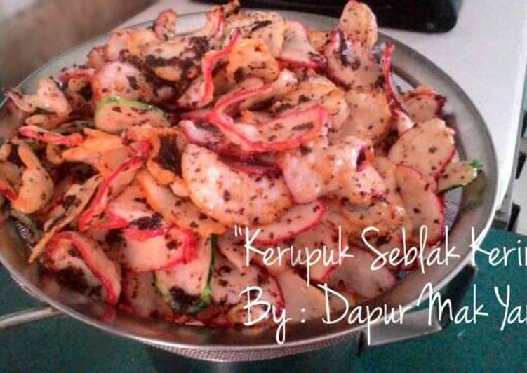 resep makanan Kerupuk Seblak Kering