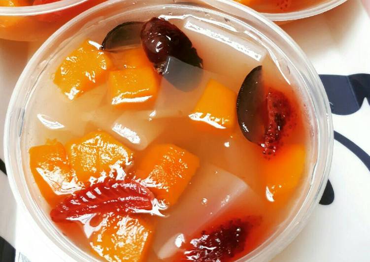 gambar untuk resep makanan Pudding Buah