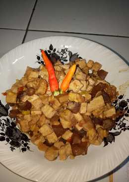 Tahu cecek tempe kecap manis