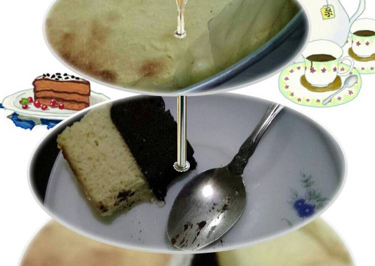 gambar untuk resep makanan Flourless brownies cheese cake (keto)