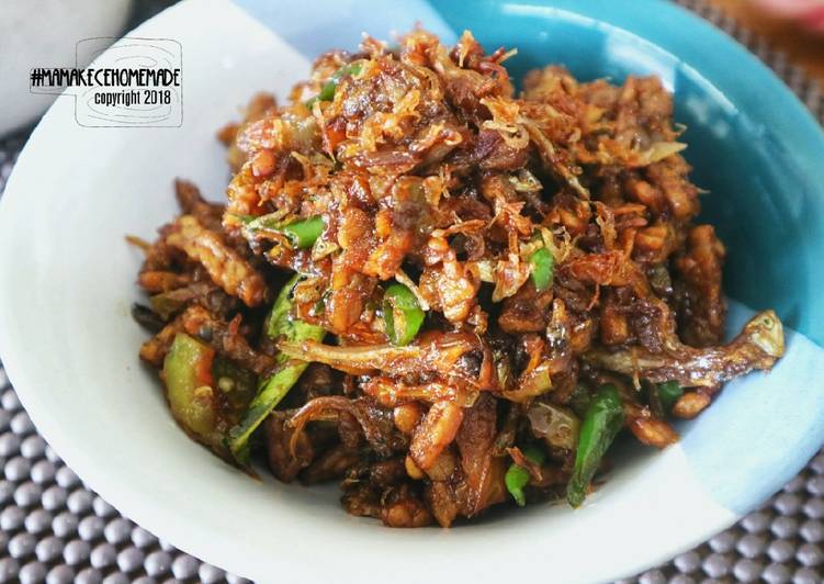 gambar untuk resep makanan Kering tempe teri