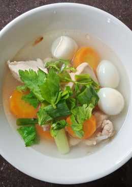 Sop ayam puyuh