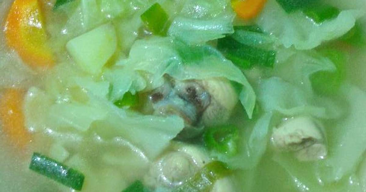 Resep Sop ayam sehat warna-warni ala Arum Widyantari