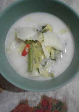 Sayur Malas Sawi Santan