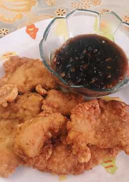 Crispy Chicken with Teriyaki Sauce ala Dinda