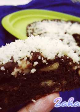 Moist Banana Choco Brownies (Brownies Pisang)