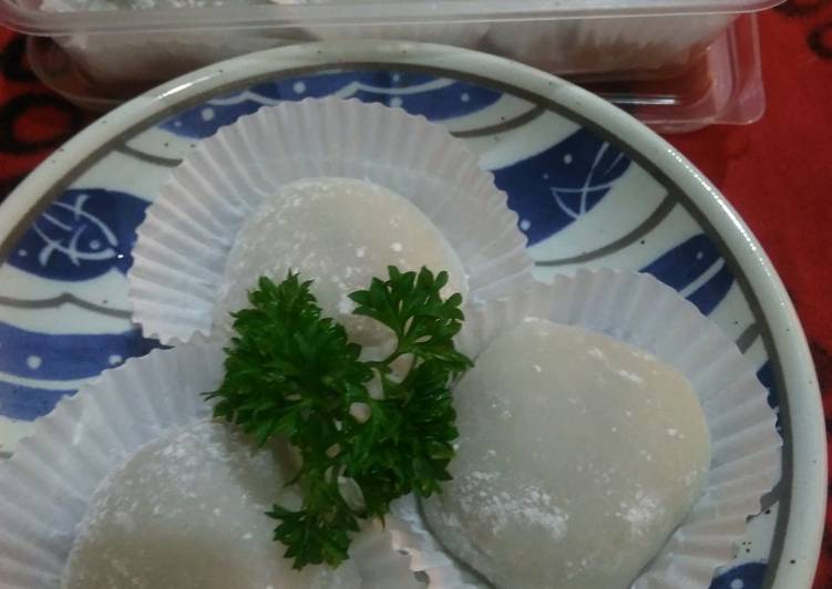 resep lengkap untuk Kinako mochi