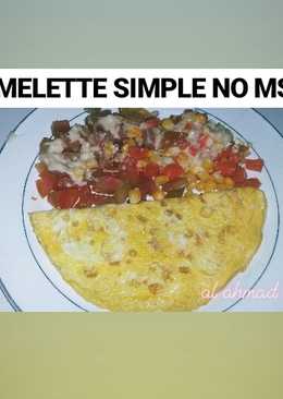 Omelette sehat simpel NO MSG