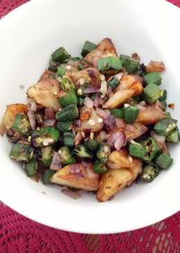 Vegetable Potato Okra - Indian Cuisine