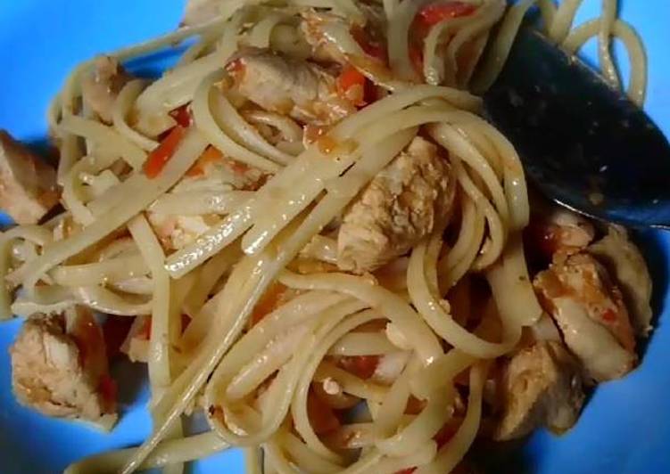 resep makanan Spaghetti by me (menu diet)