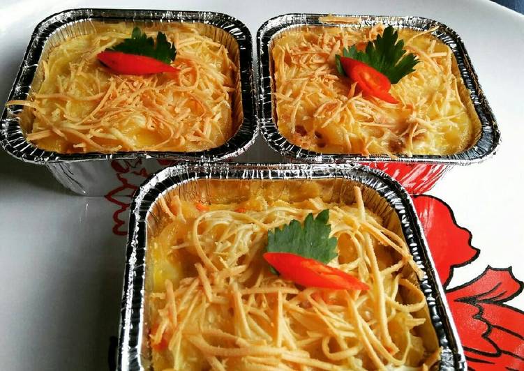 resep lengkap untuk Macaroni Schotel Panggang Praktis