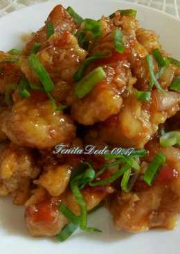 Ayam Krispi Saus Madu