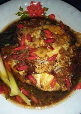 Telur ceplok kuah kecap