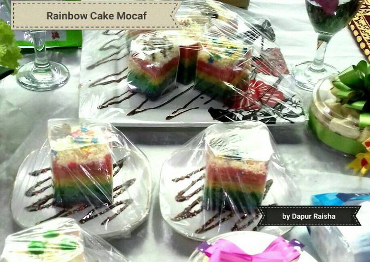 resep masakan Rainbow Cake Gluten Free