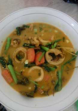 Cumi santan caisim wortel