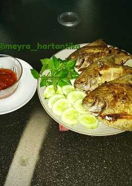 Ikan Bawal Goreng + sambal tomat