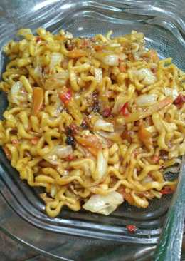 Mie goreng pedes gila (menu ngirit akhir bulan)