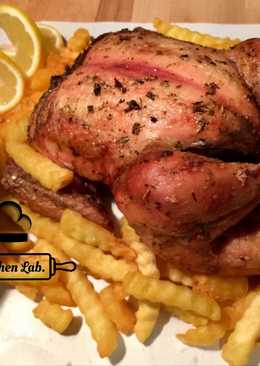 Lemon-herb Roast Chicken (with brown sauce)