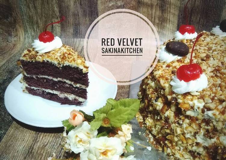 bahan dan cara membuat Red Velvet