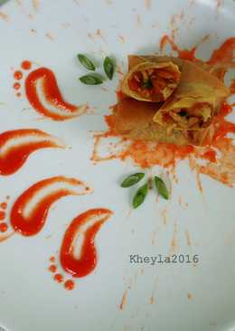 Lumpia isi wortel dan ayam simple