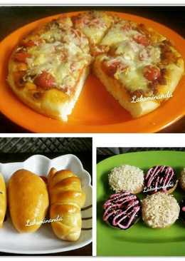 Pizza, Donat & Roti Manis