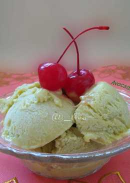 Avocado Ice Cream (Es Krim Alpukat)