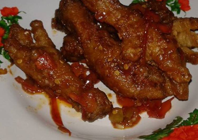 resep makanan Ceker Ayam Sambalado